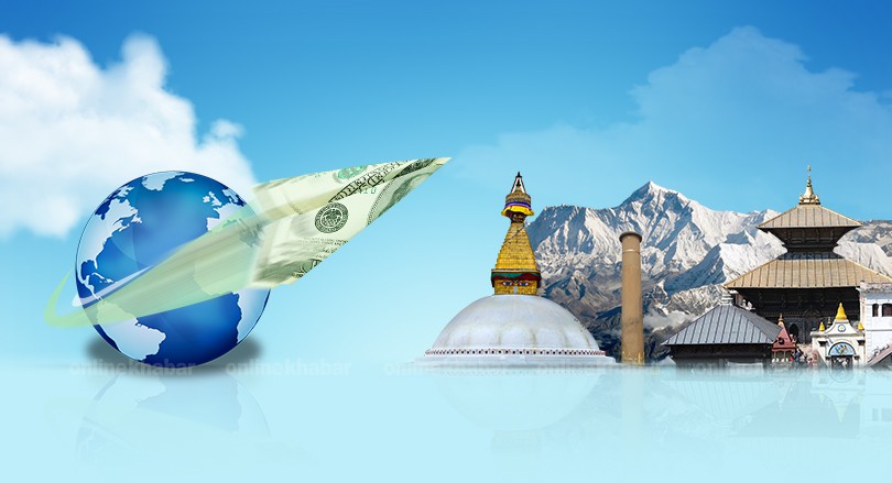 जेठ महिनामा मात्रै पौने २ खर्ब रेमिट्यान्स स्वदेश भित्रियो