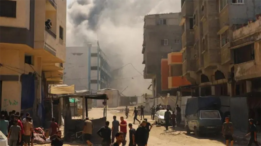 गाजामा इजरायली सेनाको हवाई हमलामा कम्तीमा ३२ जनाको मृत्यु