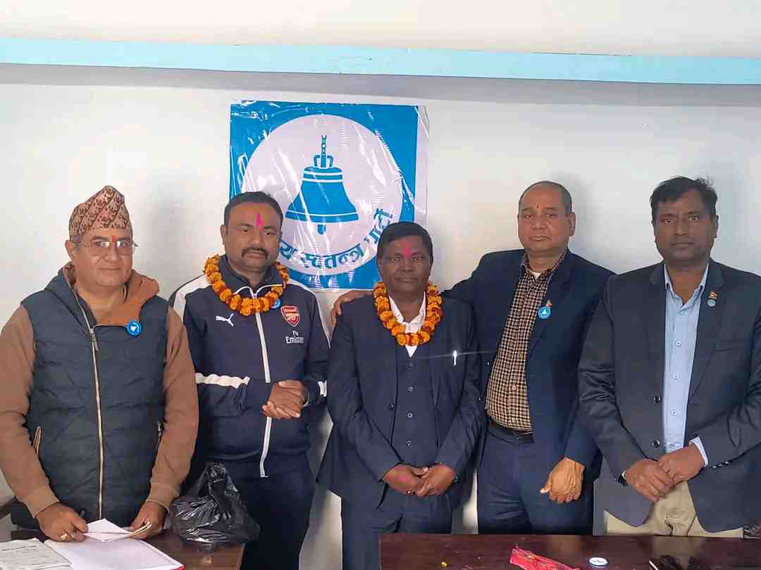 राष्ट्रिय स्वतन्त्र पार्टी द्वारा धनुषामा जिम्मेवारी हस्तान्तरण