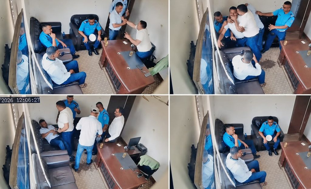 प्रहरीकै अगाडि यातायात कार्यालय प्रमुखले सेवाग्राहीलाई कुटैको भिडियो सार्वजनिक